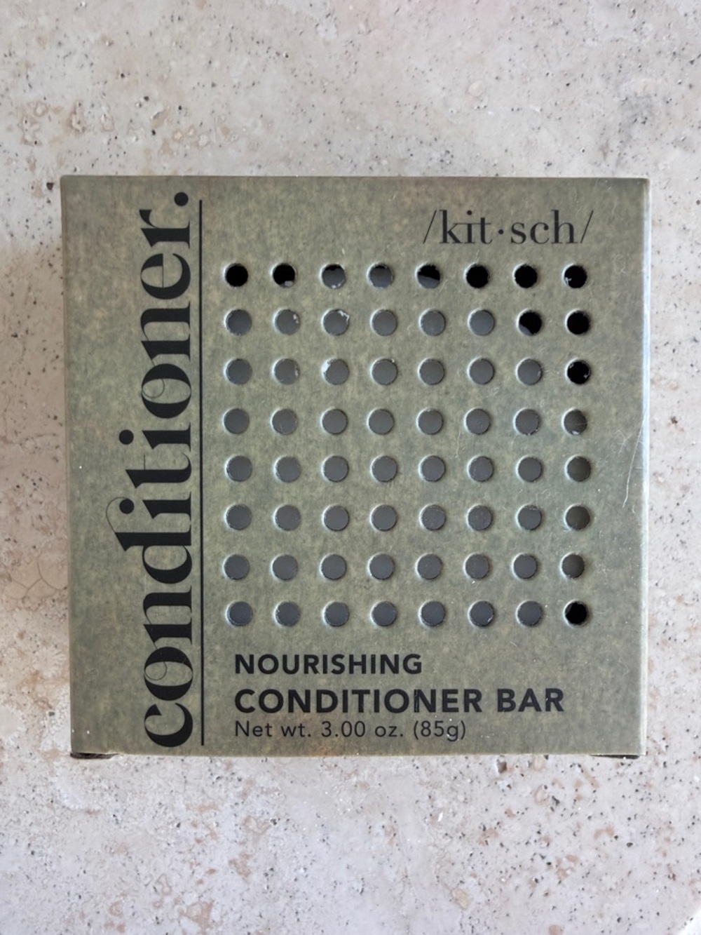 Kitsch Nourishing Conditioner Bar - Sage Green Packaging